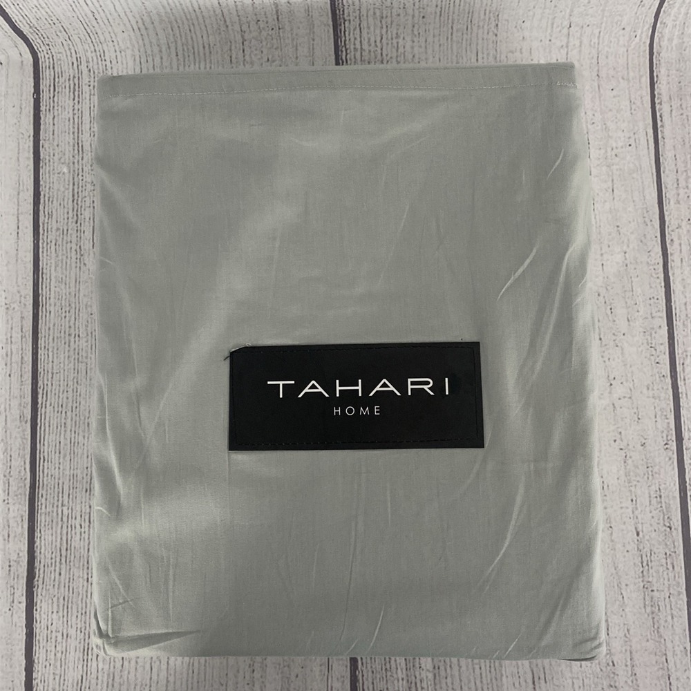 Tahari Home Sheet Set TWIN Sage Green 100% Cotton Crisp Natural Earthy Neutral